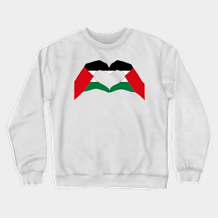 We Heart Palestine Patriot Flag Series (Double) Crewneck Sweatshirt